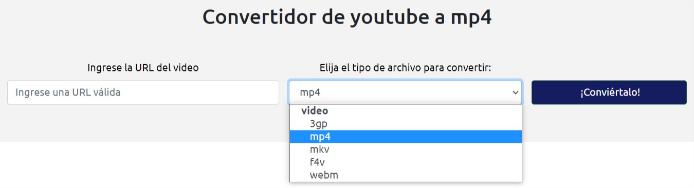Youtube a MP4
